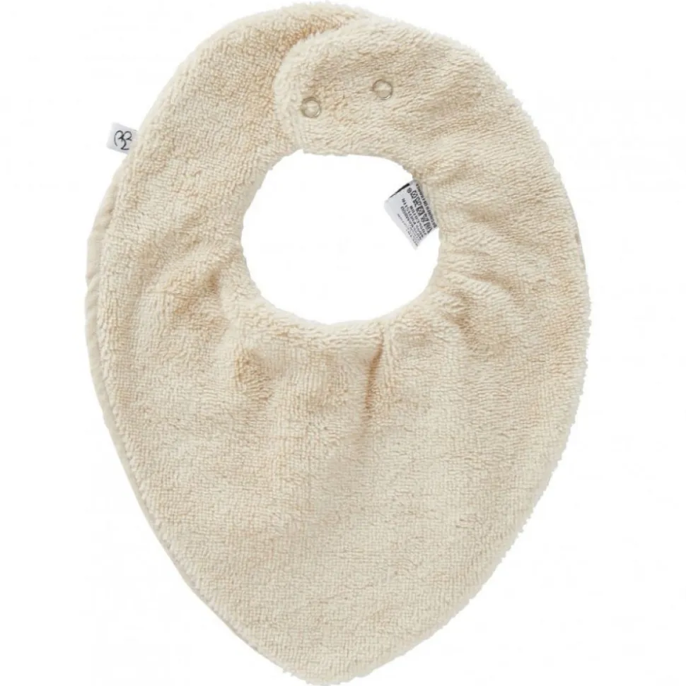 Bavoir bandana réversible biscuit
