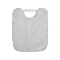Bavoir bébé en bouclette gris