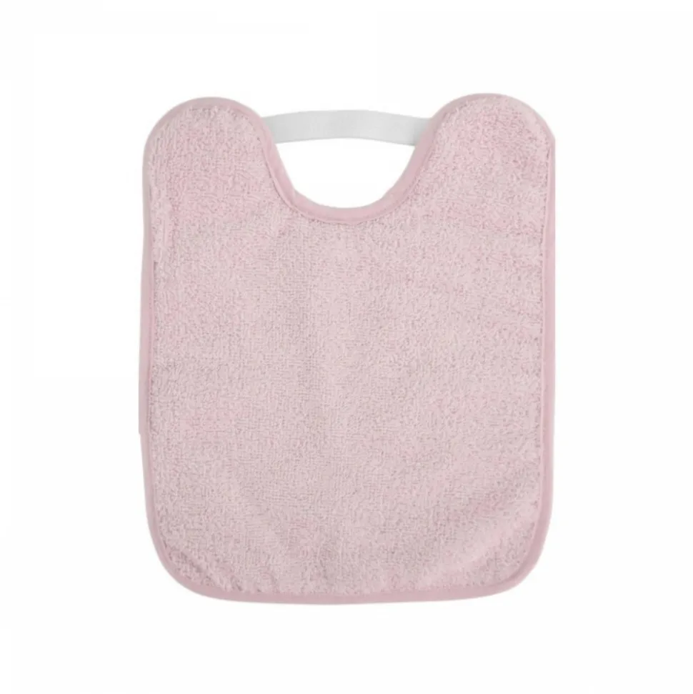 Bavoir bébé en bouclette rose blossom