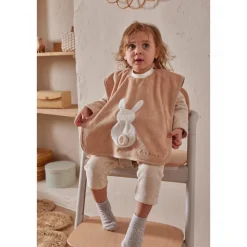 Bavoir bébé funny moka