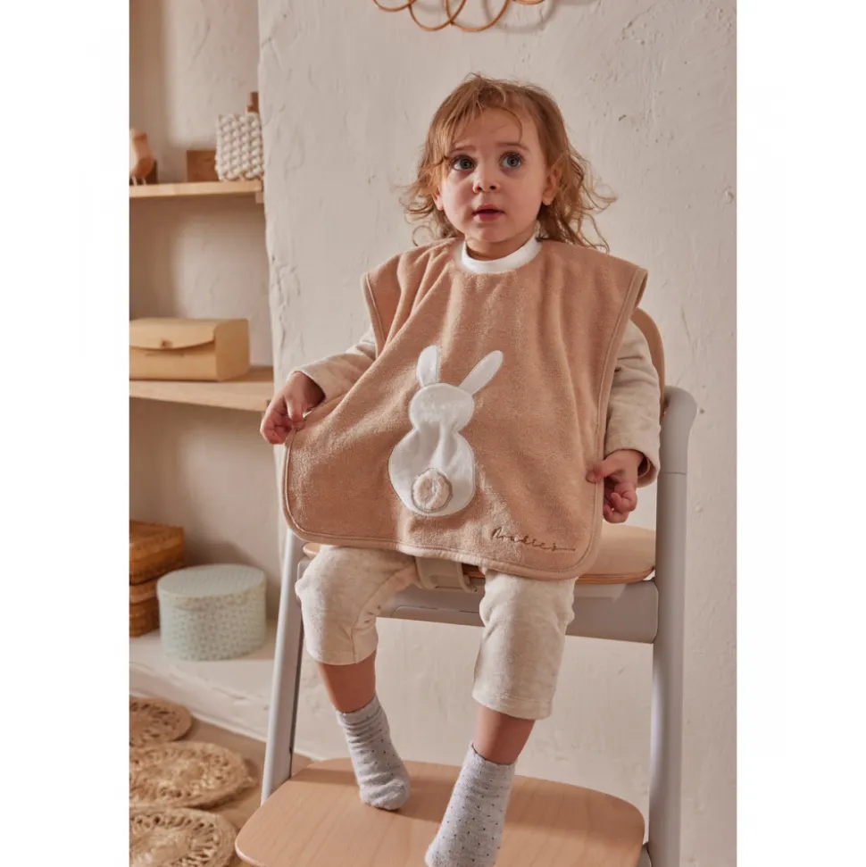 Bavoir bébé funny moka