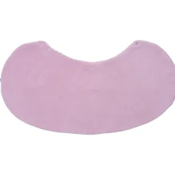Bavoir 2 en 1 bi-matière (poncho/ épaule) rayé vieux rose