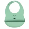 Bavoir en silicone lapidou vert