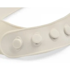 Bavoir en silicone nougat