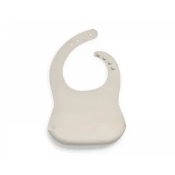 Bavoir en silicone nougat