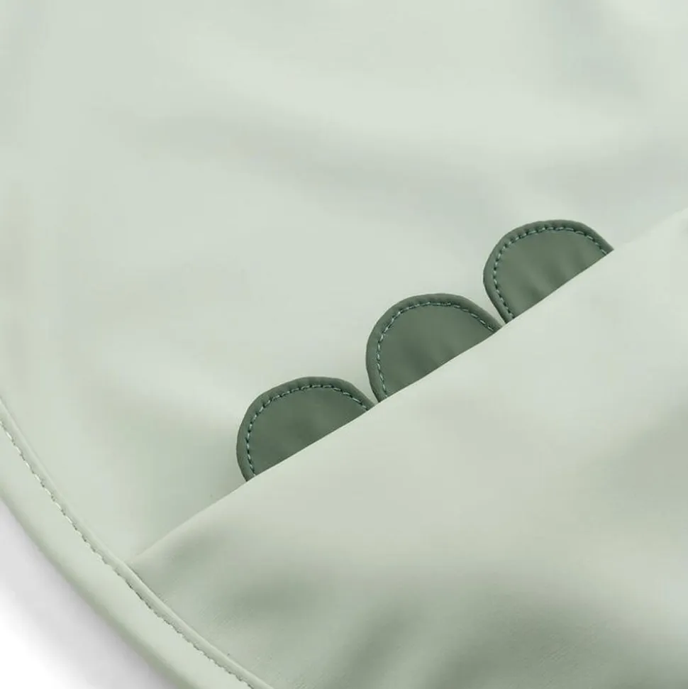 Bavoir élastique croco vert