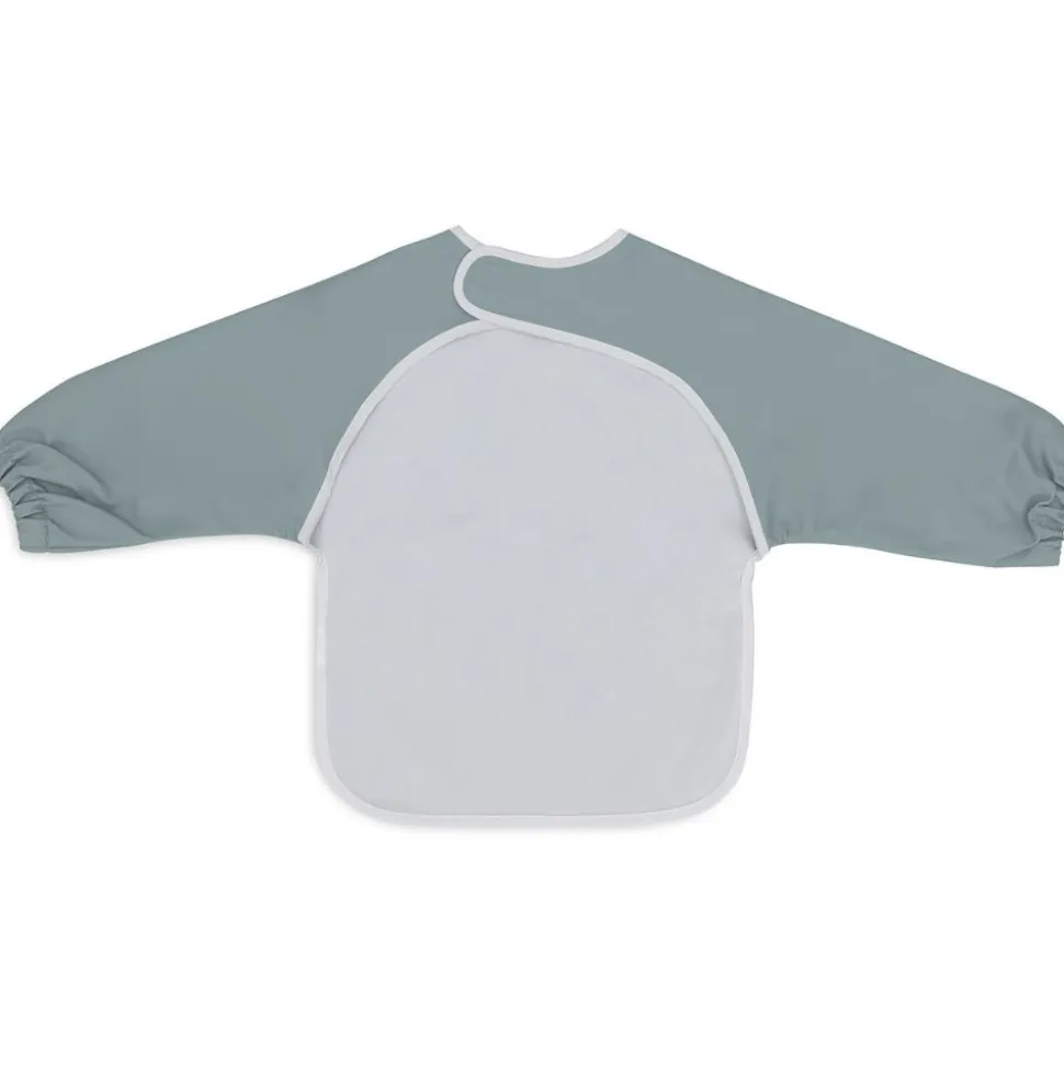 Bavoir manches longues imperméable miffy peekaboo sea green
