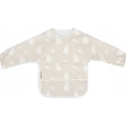 Bavoir manches longues imperméable miffy & snuffy nougat