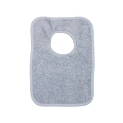 Bavoir passe tête gris