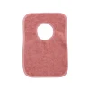 Bavoir passe tête rose