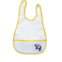 Bavoir plastifié babyfan jaune