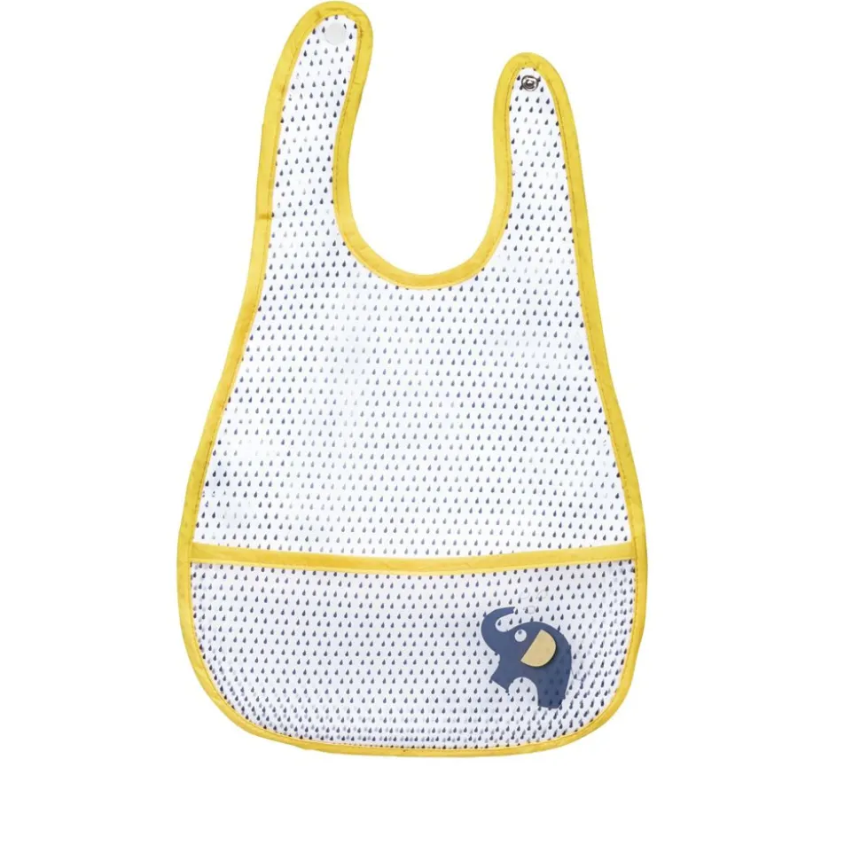 Bavoir plastifié babyfan jaune
