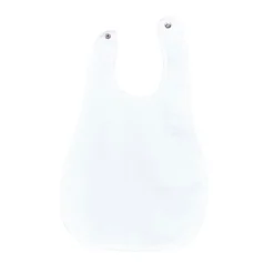 Bavoir plastifié blue baleine blanc