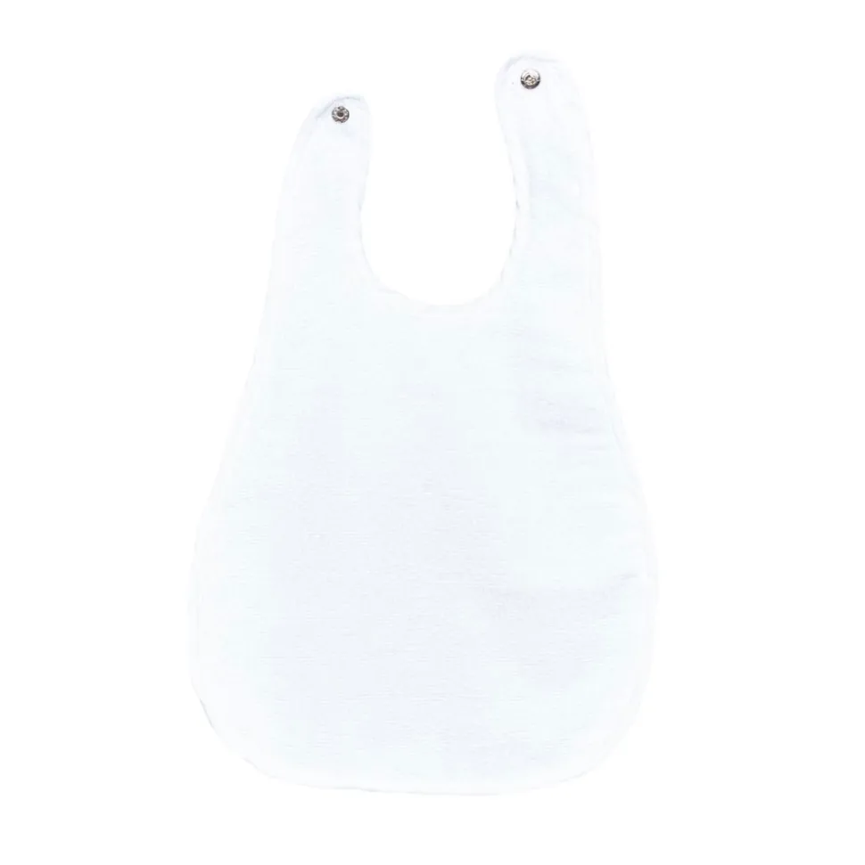 Bavoir plastifié blue baleine blanc