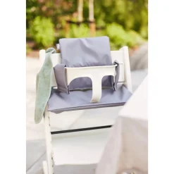 Bavoir éponge ash green