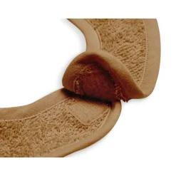 Bavoir éponge caramel