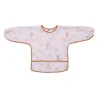 Bavoir tablier col claudine imperméable - montgolfières 6/24 mois