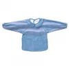 Bavoir tablier col claudine imperméable - carreaux 6/24 mois