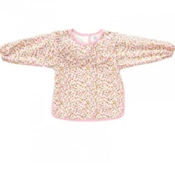 Bavoir tablier col claudine imperméable - froufrou léopard 3/5 ans