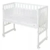 Berceau cododo 3 en 1 blanc avec matelas et barrière en maille