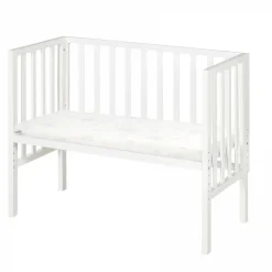Berceau cododo 2 en 1 bois blanc avec matelas