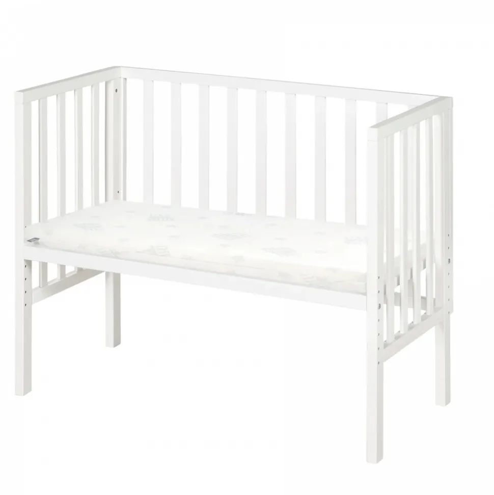 Berceau cododo 2 en 1 bois blanc avec matelas