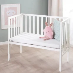 Berceau cododo 2 en 1 bois blanc avec matelas