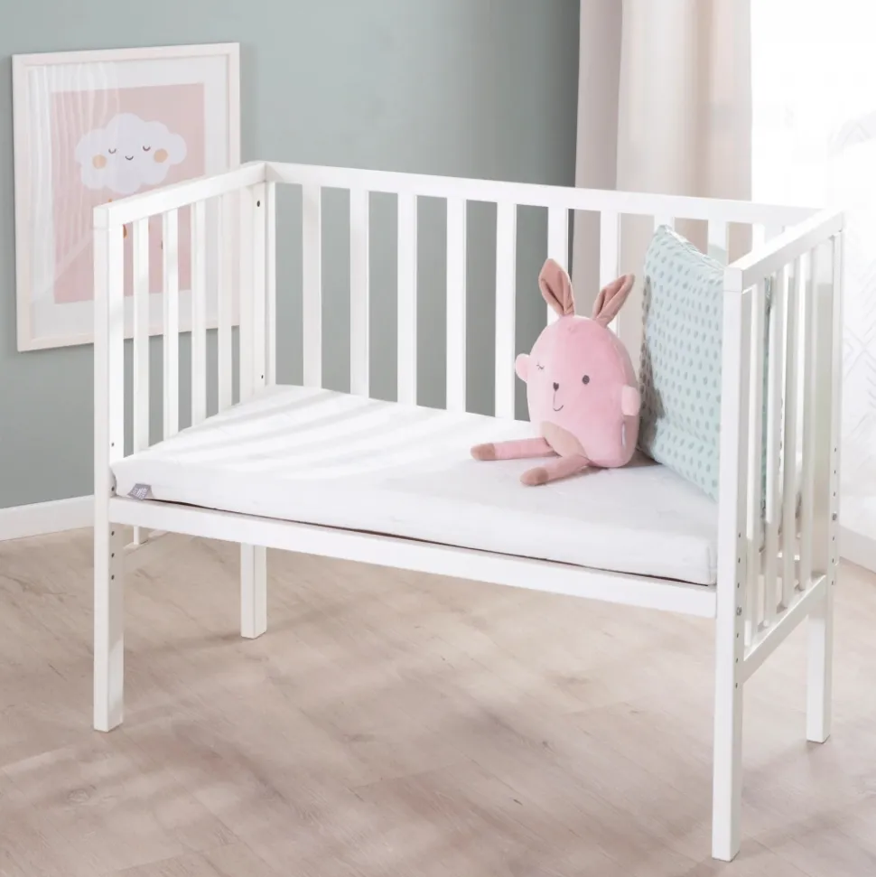 Berceau cododo 2 en 1 bois blanc avec matelas