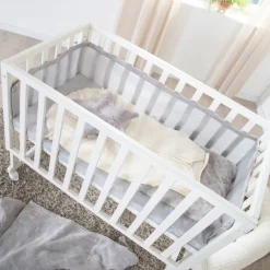 Berceau cododo 3 en 1 bois blanc avec matelas et nid