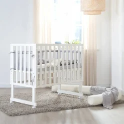 Berceau cododo 3 en 1 bois blanc avec matelas et nid