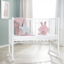 Berceau cododo 3 en 1 bois blanc avec matelas