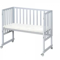 Berceau cododo 3 en 1 bois taupe avec matelas