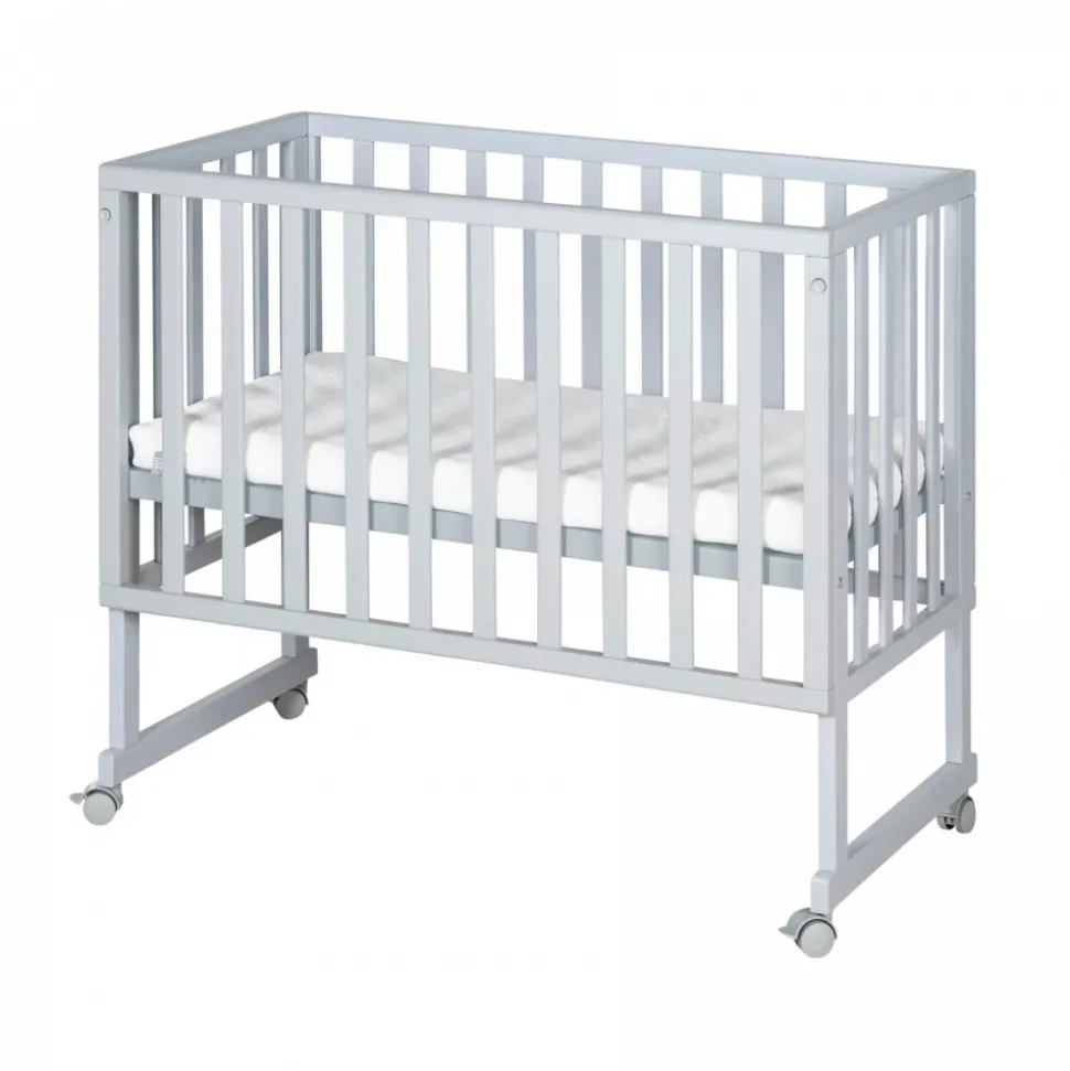 Berceau cododo 3 en 1 bois taupe avec matelas