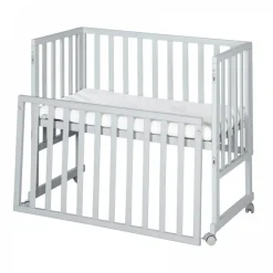 Berceau cododo 3 en 1 bois taupe avec matelas