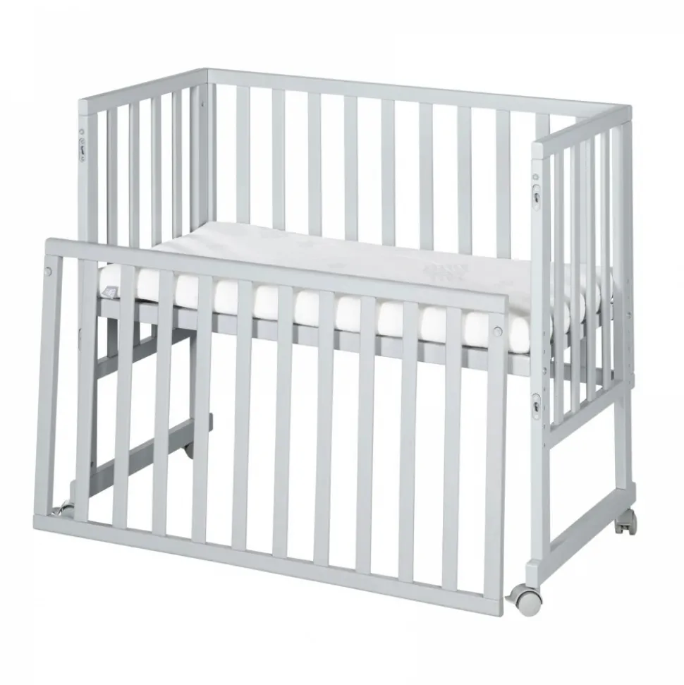 Berceau cododo 3 en 1 bois taupe avec matelas