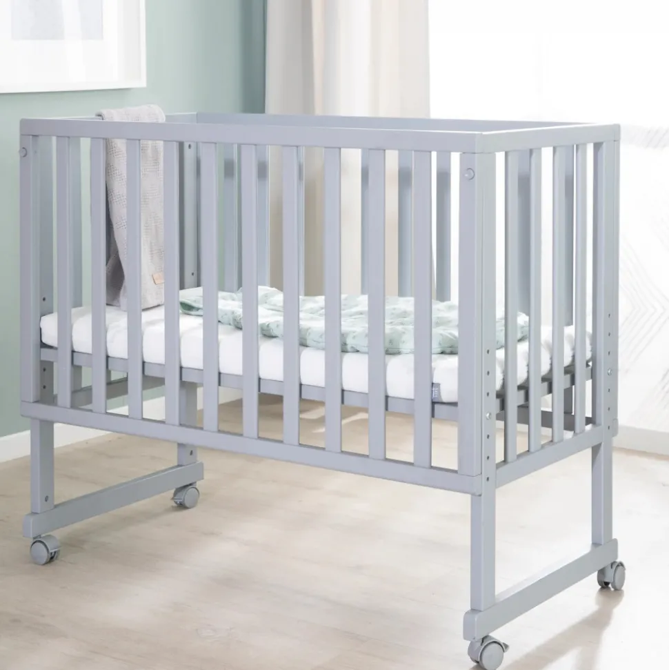 Berceau cododo 3 en 1 bois taupe avec matelas