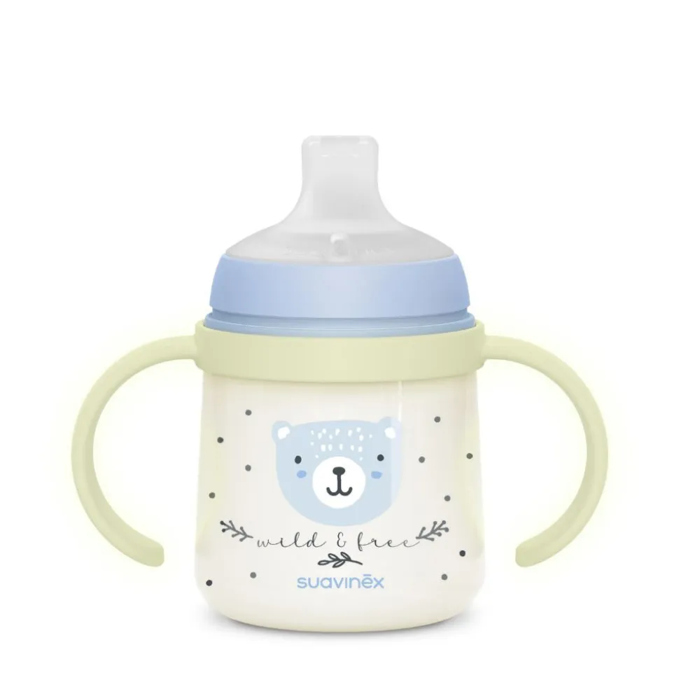 Biberon à anses bébé 150 ml wild&free beige