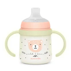 Biberon à anses bébé 150 ml wild&free rose