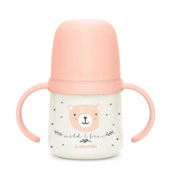 Biberon à anses bébé 150 ml wild&free rose