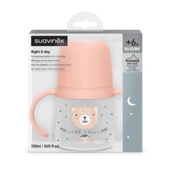 Biberon à anses bébé 150 ml wild&free rose