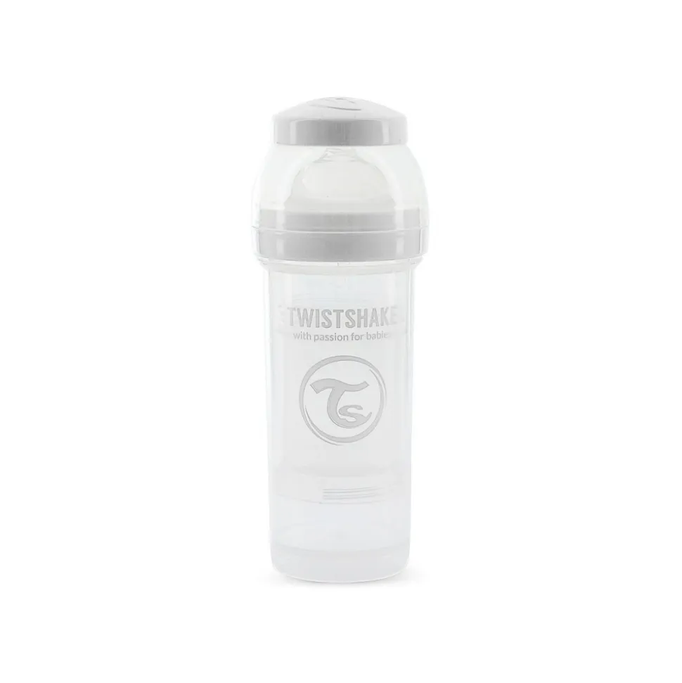 Biberon anti-colique 260 ml blanc