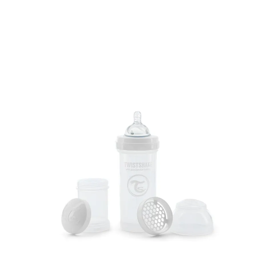 Biberon anti-colique 260 ml blanc