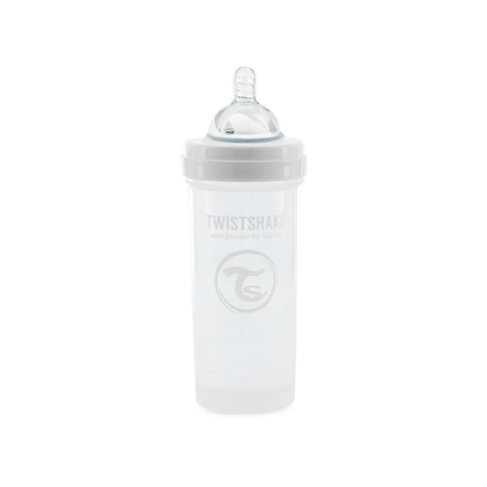 Biberon anti-colique 260 ml blanc