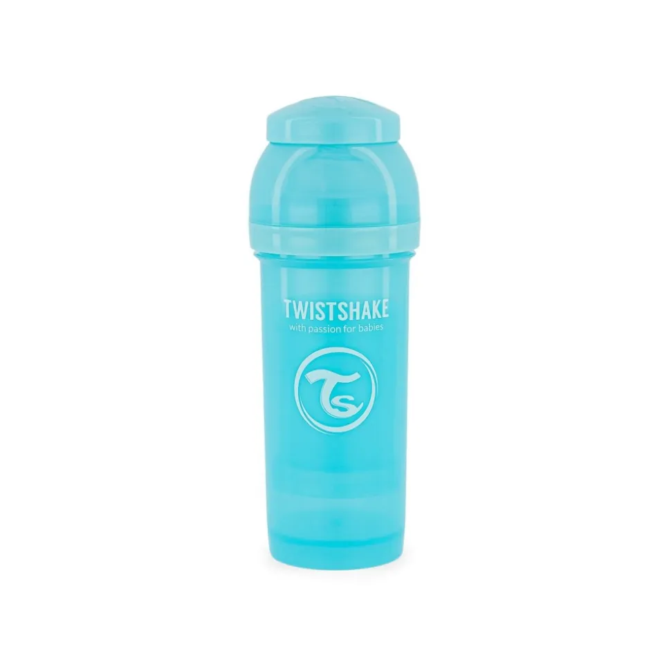 Biberon anti-colique 260 ml pastel bleu