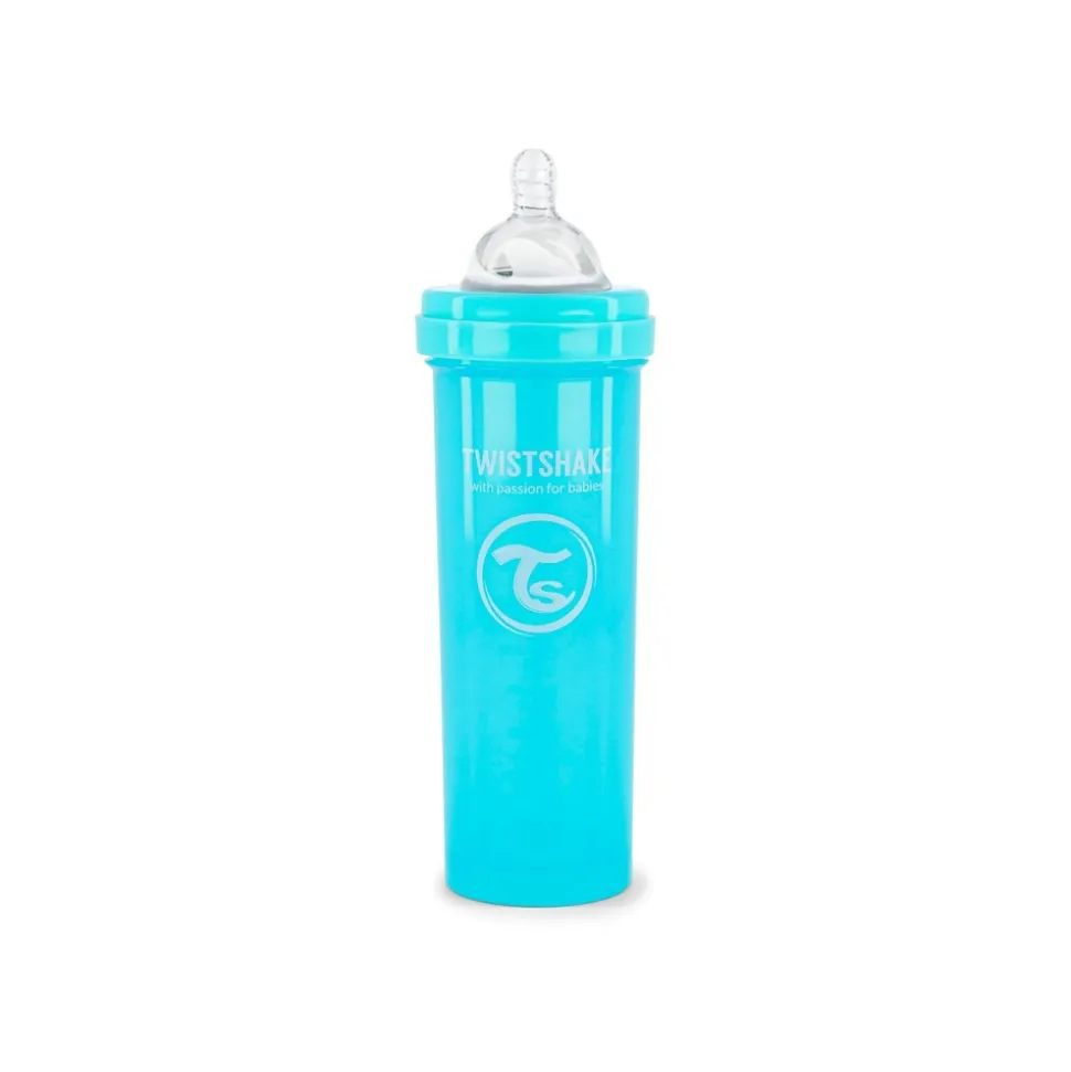 Biberon anti-colique 330 ml pastel bleu