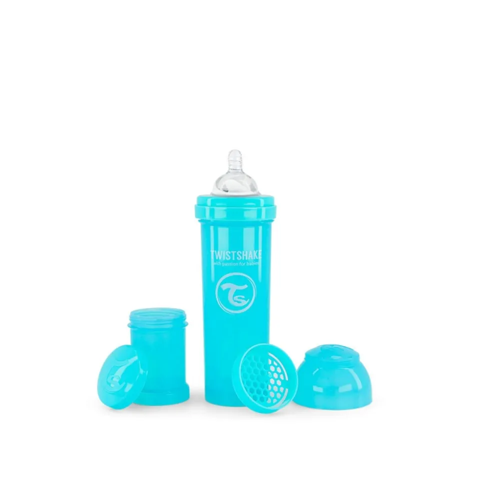 Biberon anti-colique 330 ml pastel bleu