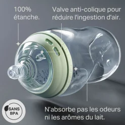 Biberon anti-colique natural start en verre 250ml