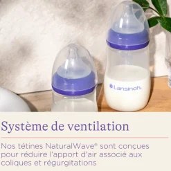 Biberon avec tétine naturalwave 160ml