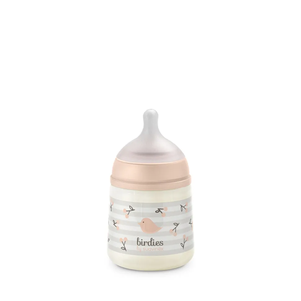 Biberon bébé 150 ml sx pro birdies rose