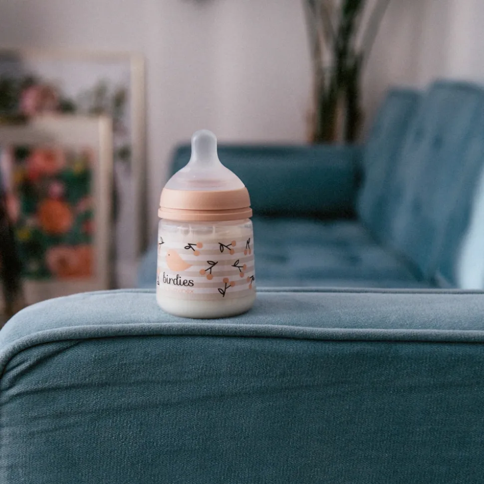 Biberon bébé 150 ml sx pro birdies rose